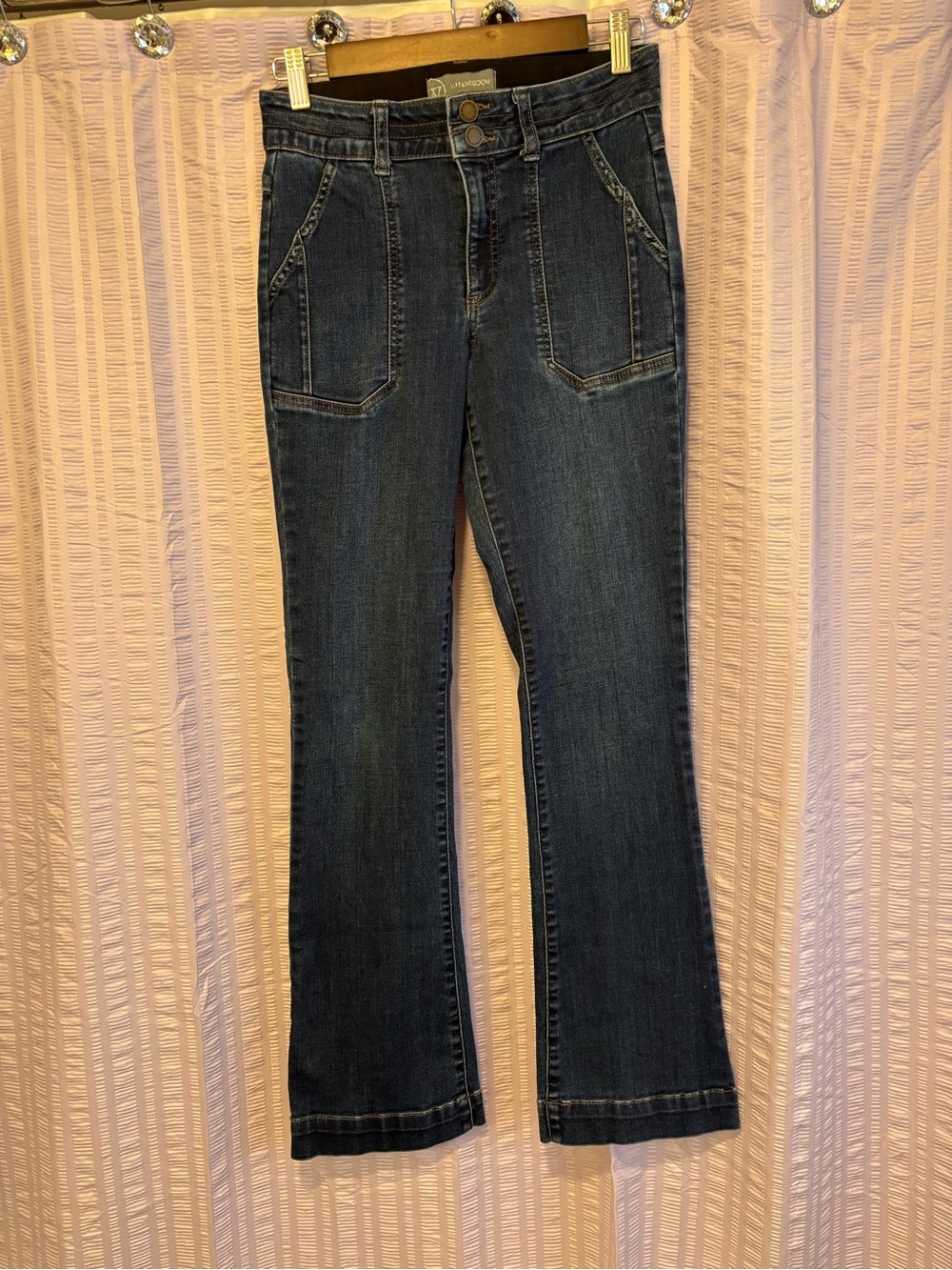 Wit & Wisdom Ab-Solution High Waist Patch Pocket Jeans